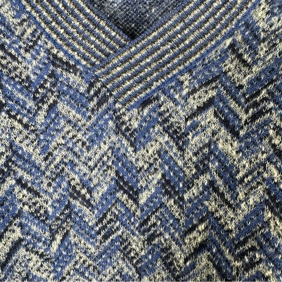 Vintage Missoni Sport Chevron V-Neck Sweater XL - Picture 4 of 9